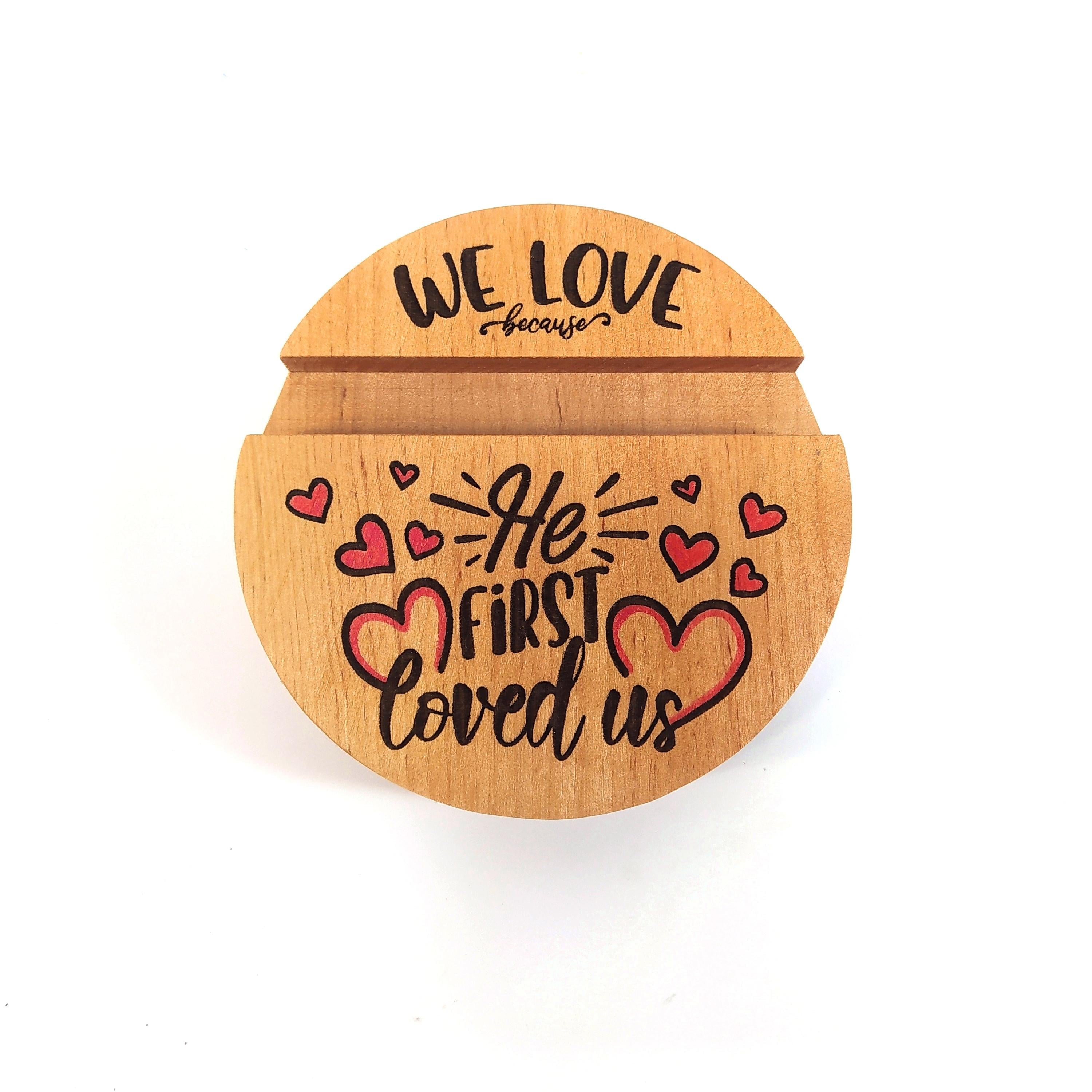 Подставка под смартфон Майстерня містера Томаса We love 10х10х2 см