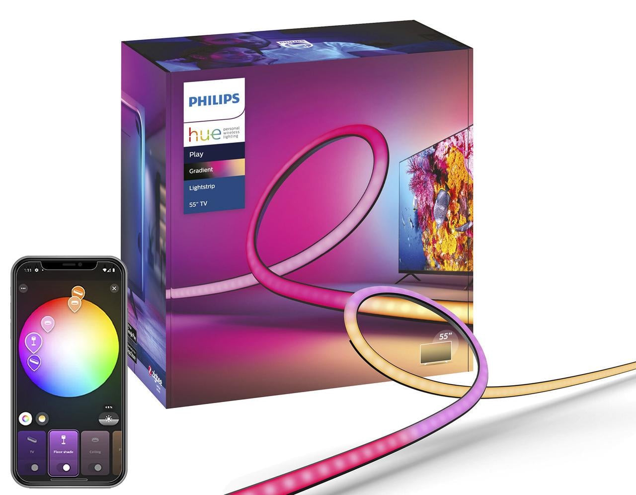 Світлодіодна стрічка Philips hue Gradient 65, 2,54 м ZigBee