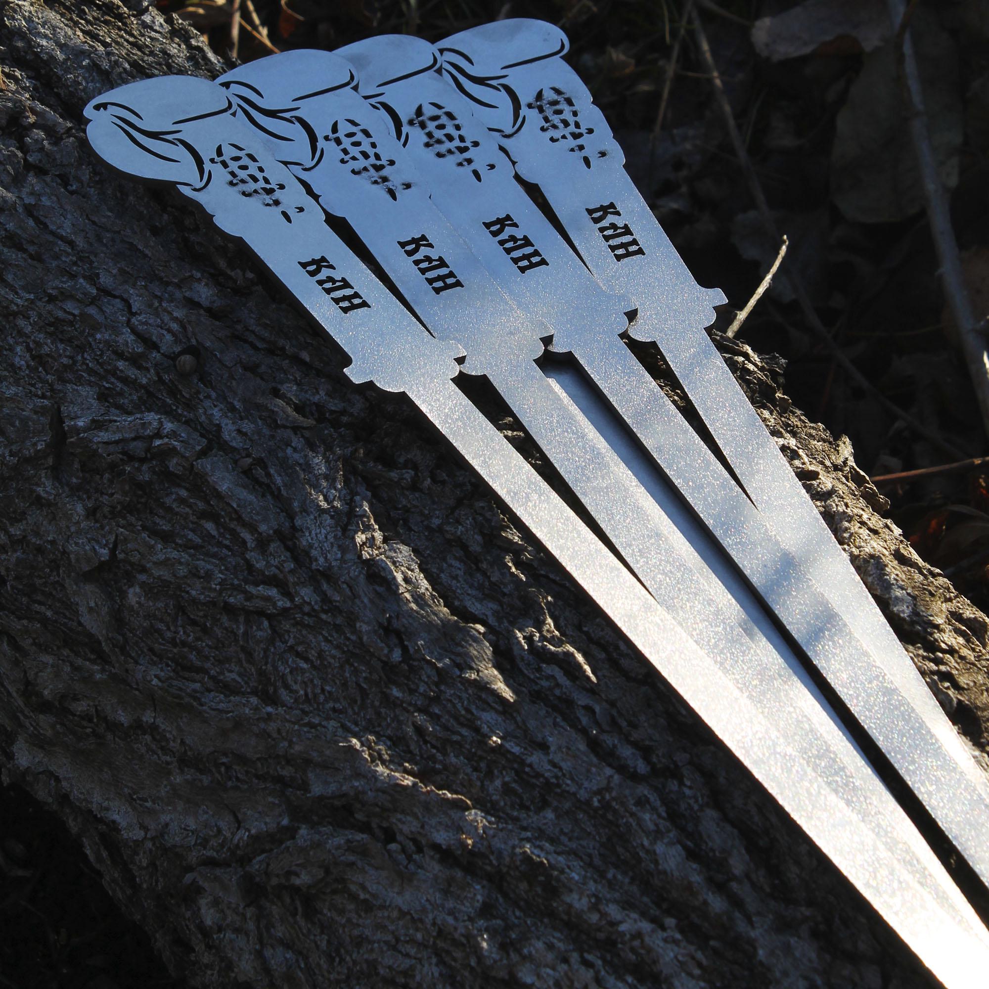 Шампури SHOP-PAN Преміум з ексклюзивною ручкою 6 шт. (6400673) - фото 2 Шампури SHOP-PAN Преміум з ексклюзивною ручкою 6 шт. (6400673) - фото 2