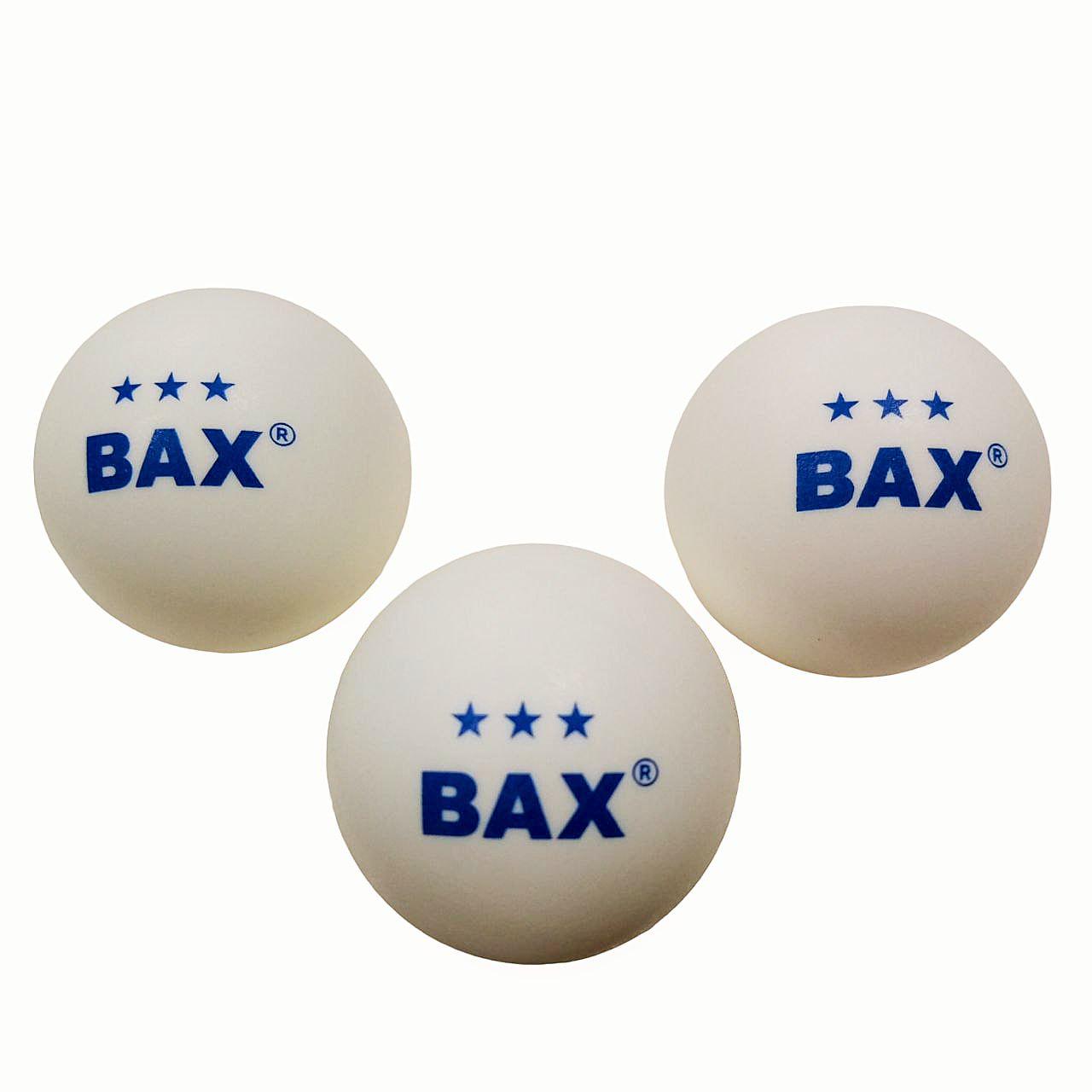 Мяч для настольного тенниса Bax 3 3 шт. White (151300)