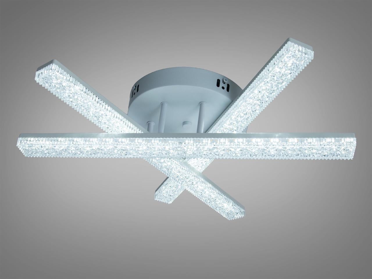 Люстра потолочная SX818/3WH LED 48W три модуля до 8м2 Белый (2941179606)