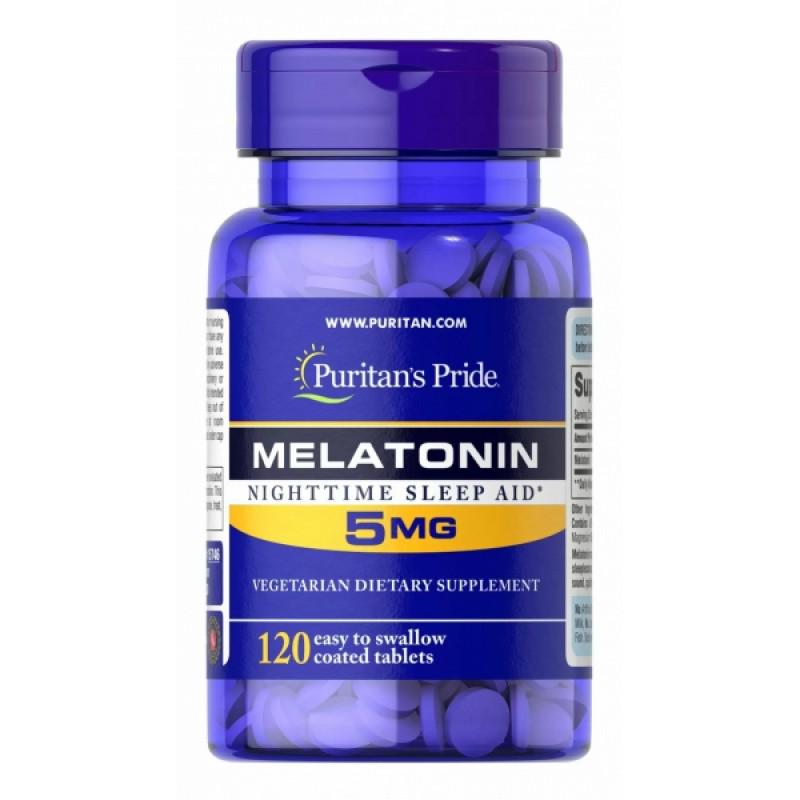 Мелатонін Puritan's Pride Extra Strength Melatonin 5 мг 120 таблеток (PTP-15746)