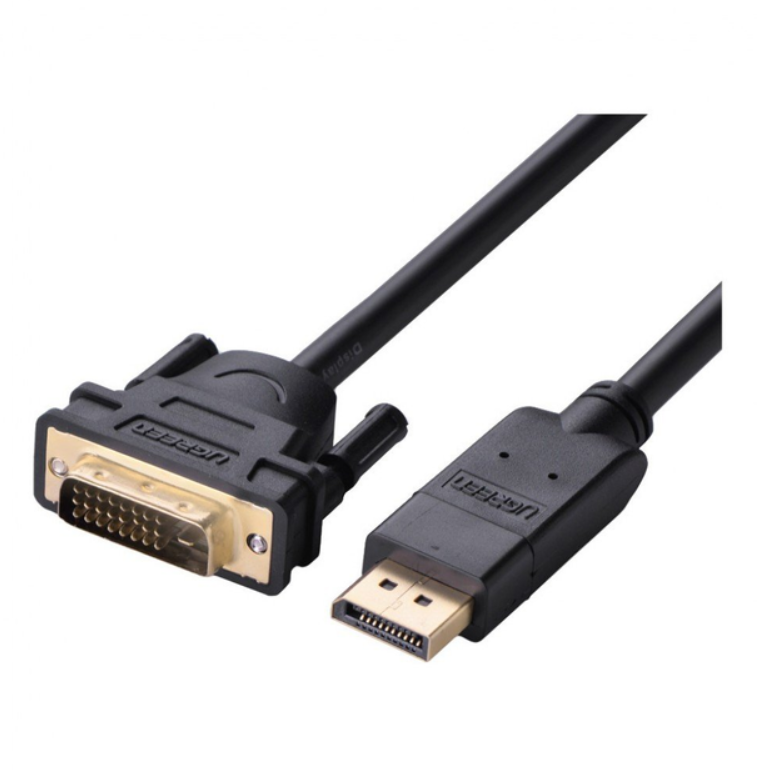 Кабель UGREEN DP103 DisplayPort M to DVI-D 25M V1.2 2 м Black (10221)