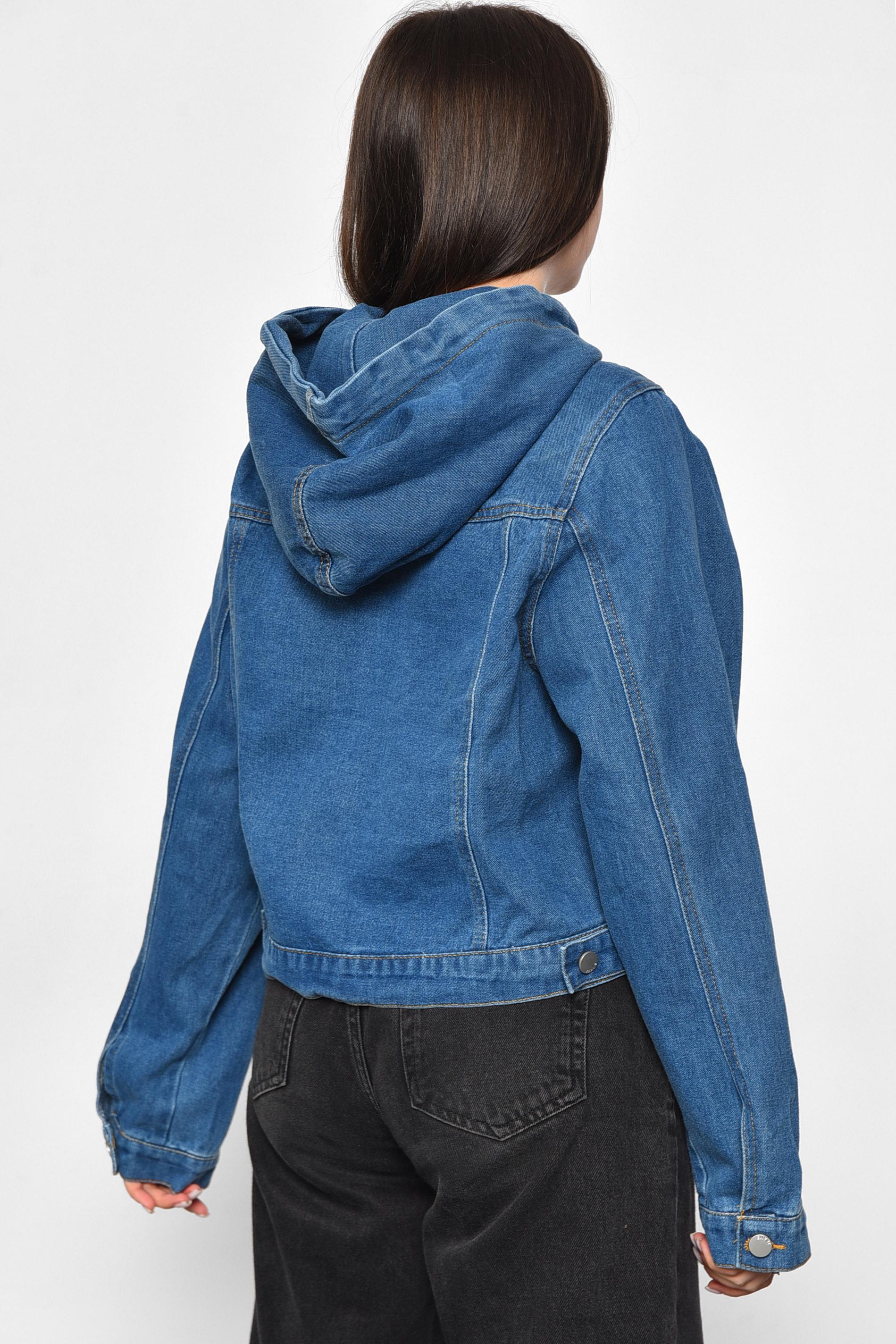 Джинсовка женская M Серый (179916) - фото 3 Джинсовка женская M Серый (179916) - фото 3