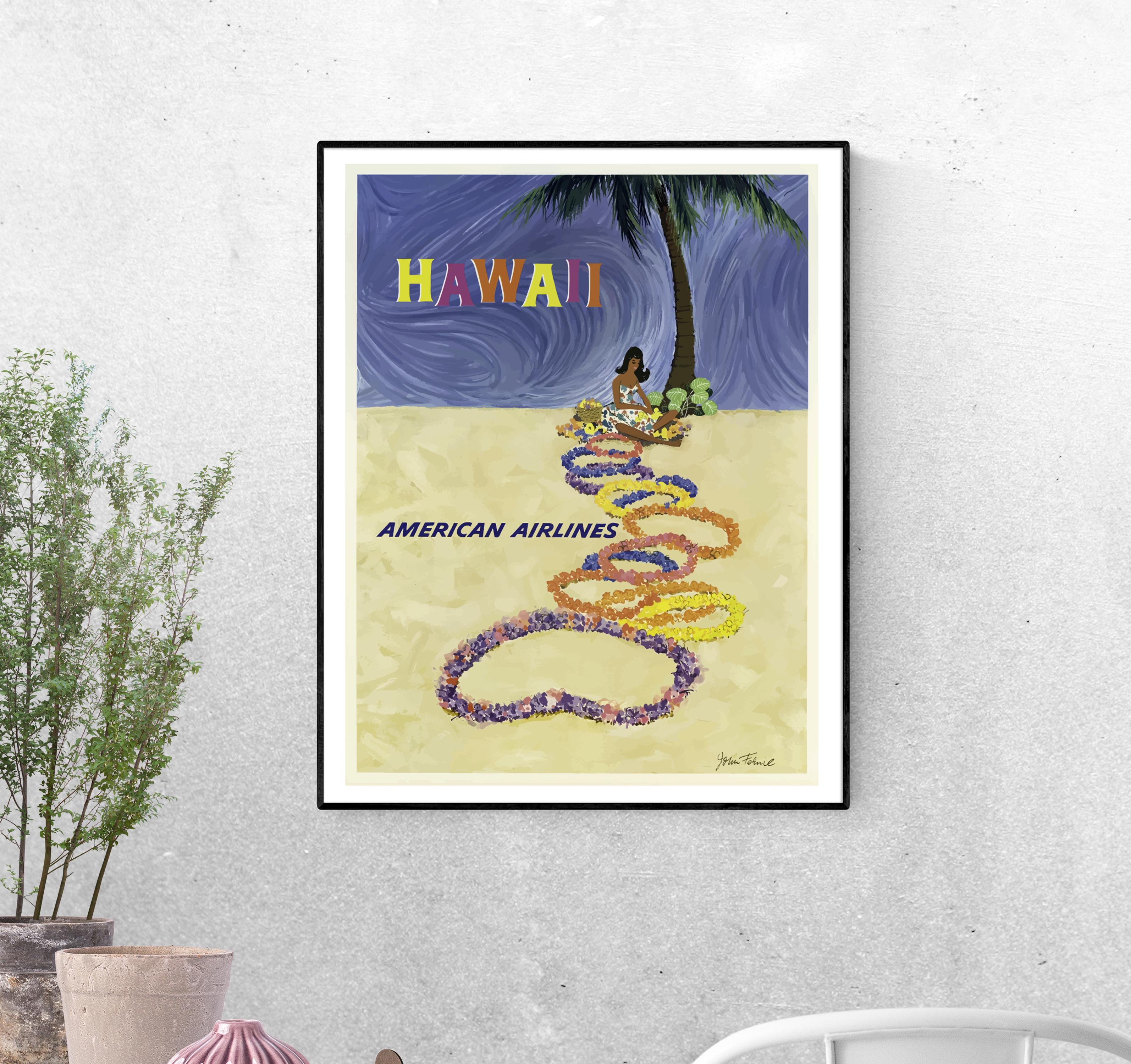 Тревел-постер Гавайский пляж формат А-0 (hawaii_5_Poster)