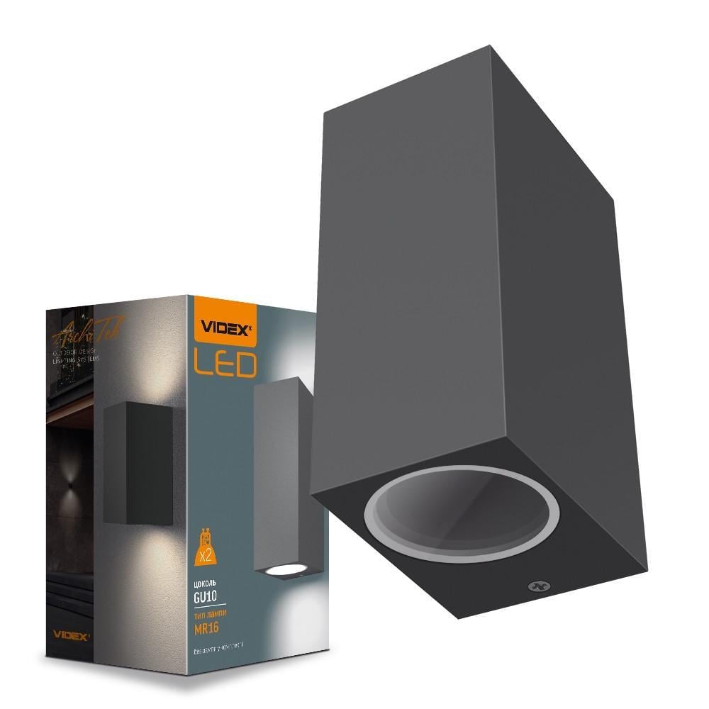 Светильник архитектурный Videx VL-AR012 GU10x2 220V IP54 Светильник архитектурный Videx VL-AR012 GU10x2 220V IP54