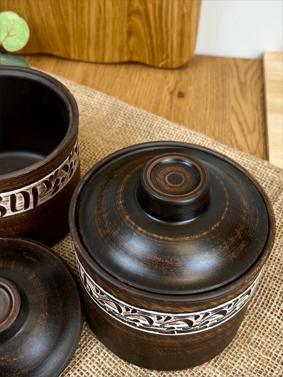 Набір для спецій керамічний ангоб глиняний 0,7 л (3001-30) - фото 5 Набір для спецій керамічний ангоб глиняний 0,7 л (3001-30) - фото 5