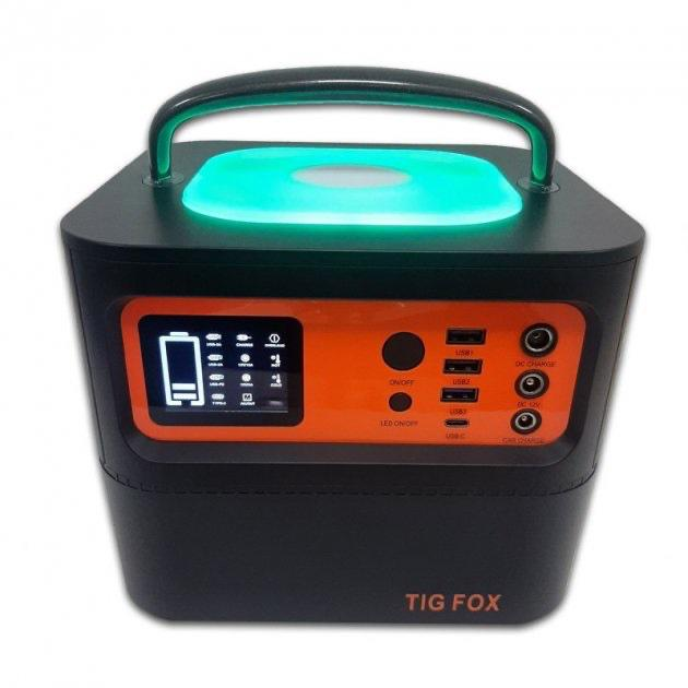 Зарядная станция портативная 500W Tig Fox T500 150000mAh 540Wh AC-230V DC-120W USB-18W Type-C-60W - фото 1