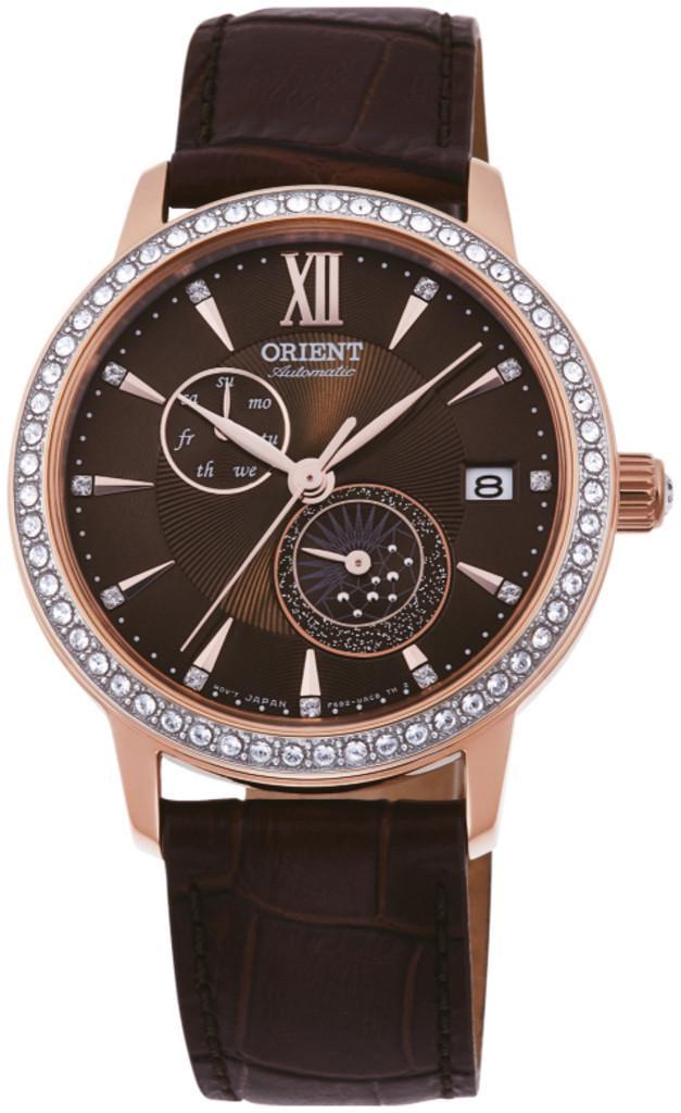 Наручний годинник жіночий Orient Automatic RA-AK0005Y10B з сталевим корпусом WR 30 м Коричневий (3141451507) Наручний годинник жіночий Orient Automatic RA-AK0005Y10B з сталевим корпусом WR 30 м Коричневий (3141451507)