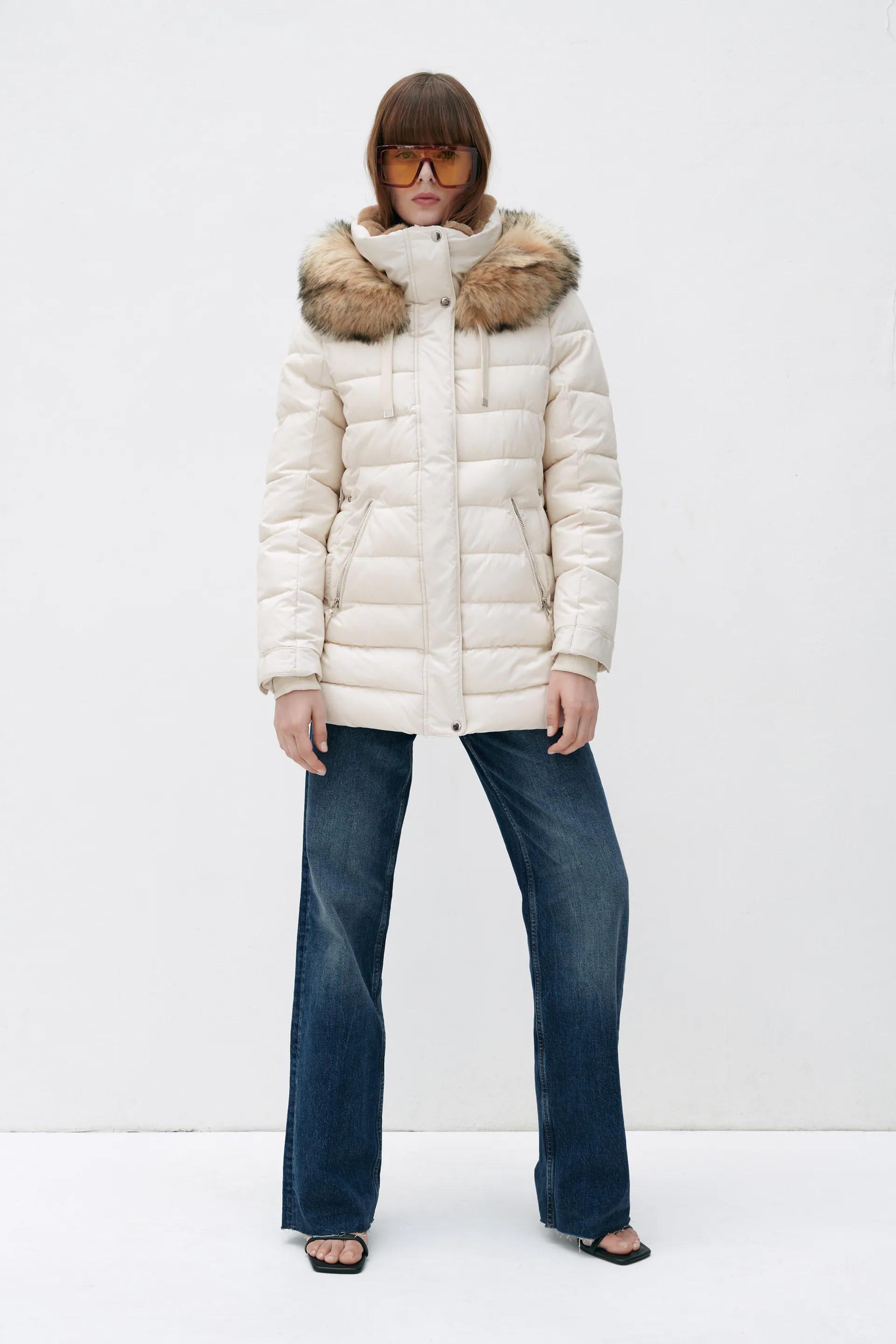 Куртка Zara M Молочный (3427702712)