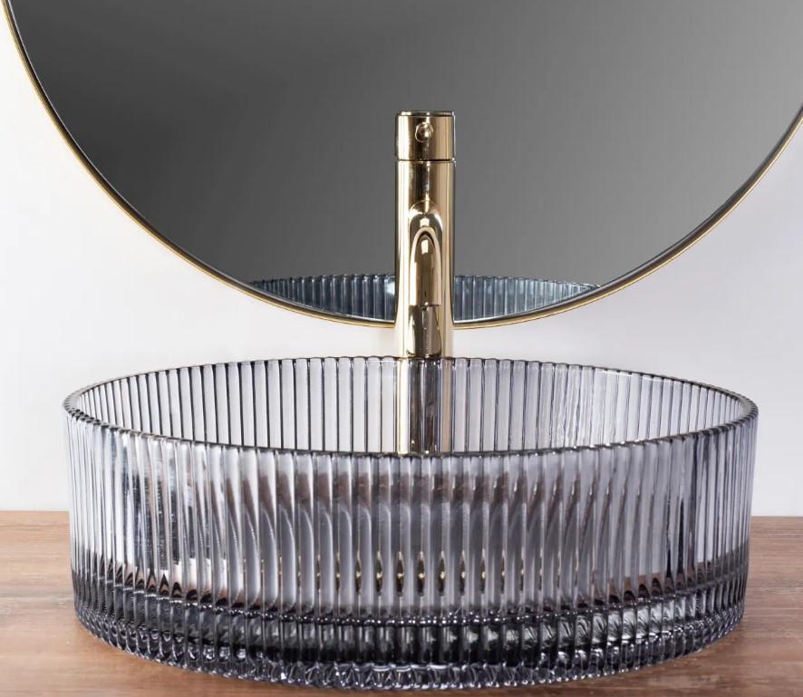 Умывальник накладной Rea INGRID 40 Grey (2810372712) - фото 5 Умывальник накладной Rea INGRID 40 Grey (2810372712) - фото 5