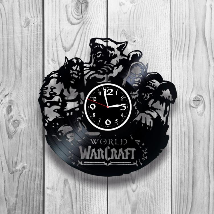 Часы настенные Warcraft 0440 из виниловой пластинки