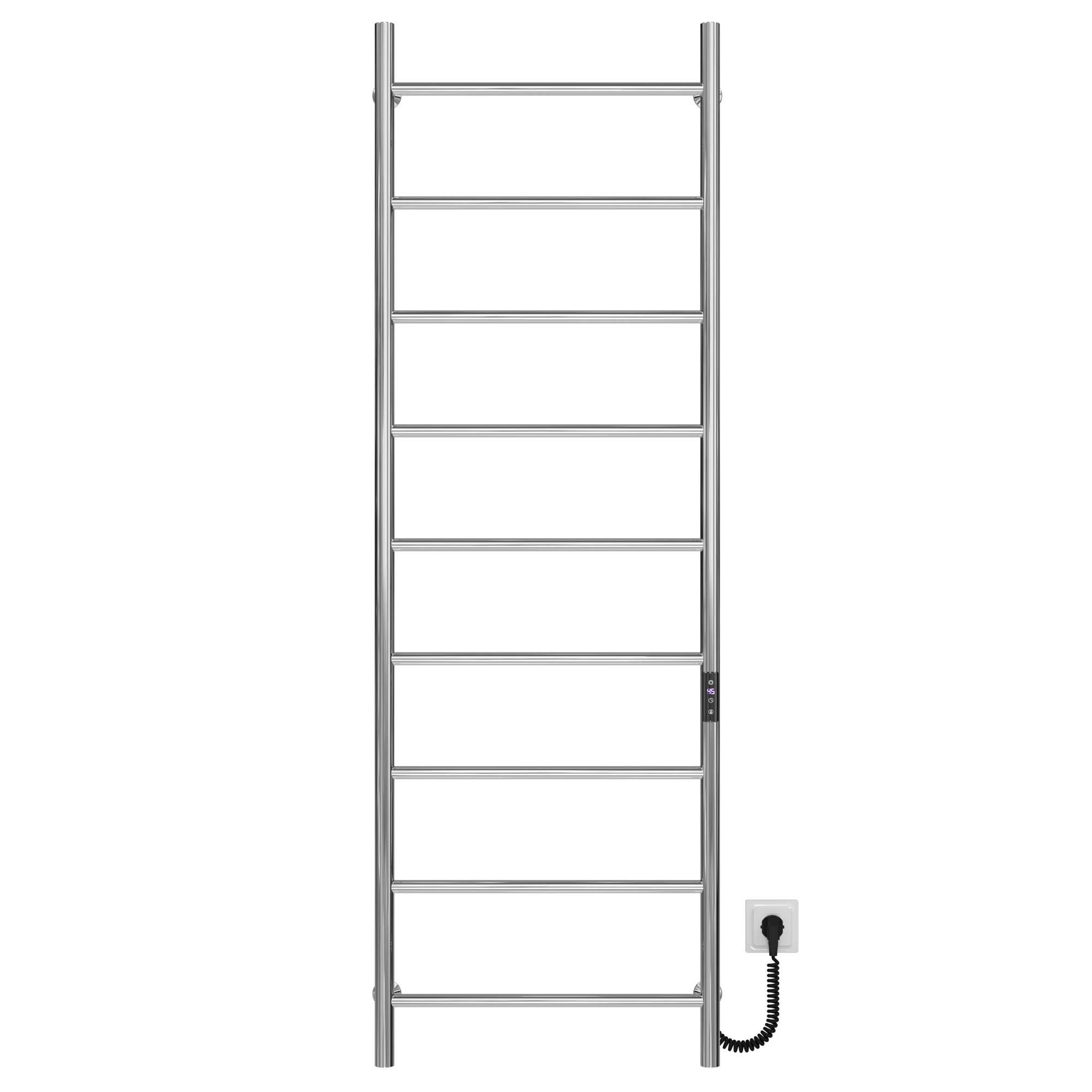 Полотенцесушитель электрический Deffi Орион П9 JD03 правое подключение нержавеющая сталь 500х1600 мм Хром (C.OR.160.50.9.E.C.R.1)