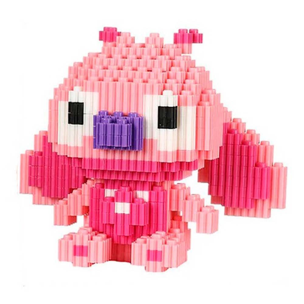 Конструктор детский Magic Blocks Лило и Стич 560 дет. Розовый (6016)