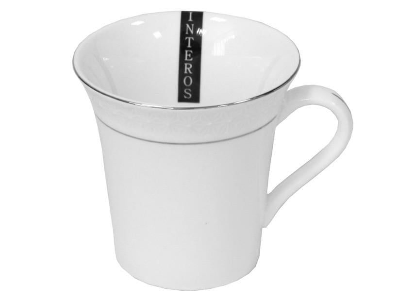 Кухоль круглий Interos Снігова Королева порцеляновий 340 мл Білий (557412-А)