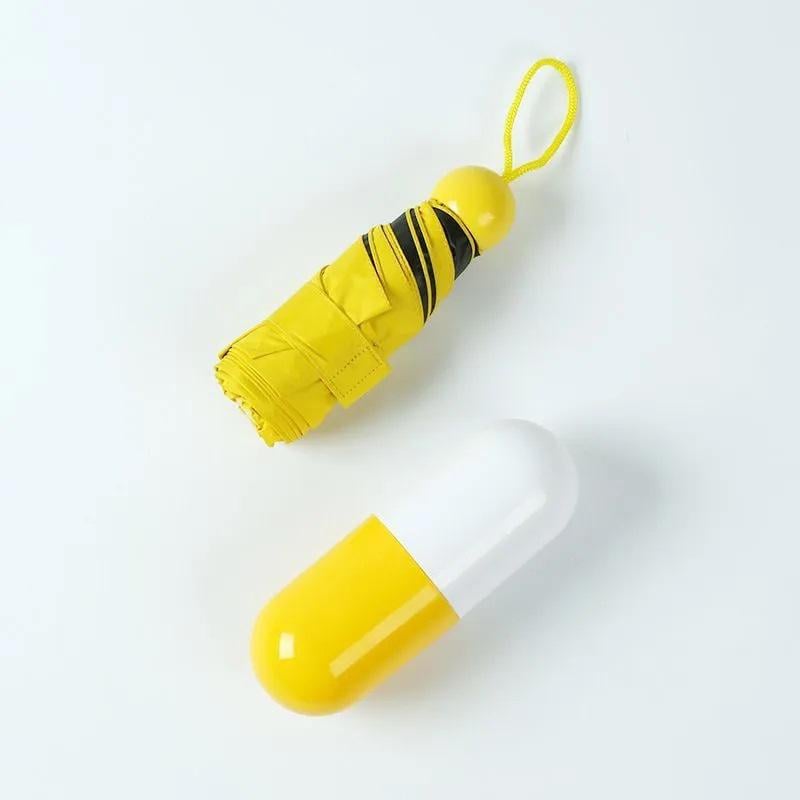 Зонтик в капсюле-футляре Желтый (32913) - фото 19 Зонтик в капсюле-футляре Желтый (32913) - фото 19