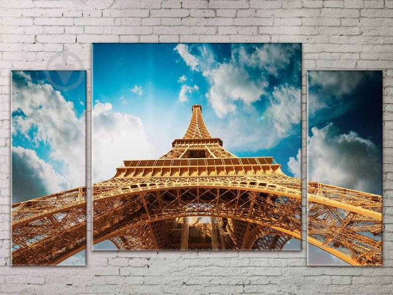 Модульная картина Эйфелева башня ADG0050 размер 120 х 180 см