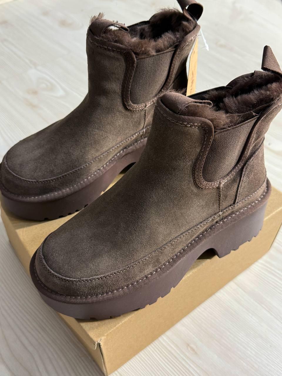 Ботинки женские Hengji 002-7 замшевые на меху высокие р. 38 Коричневый (5428) - фото 6