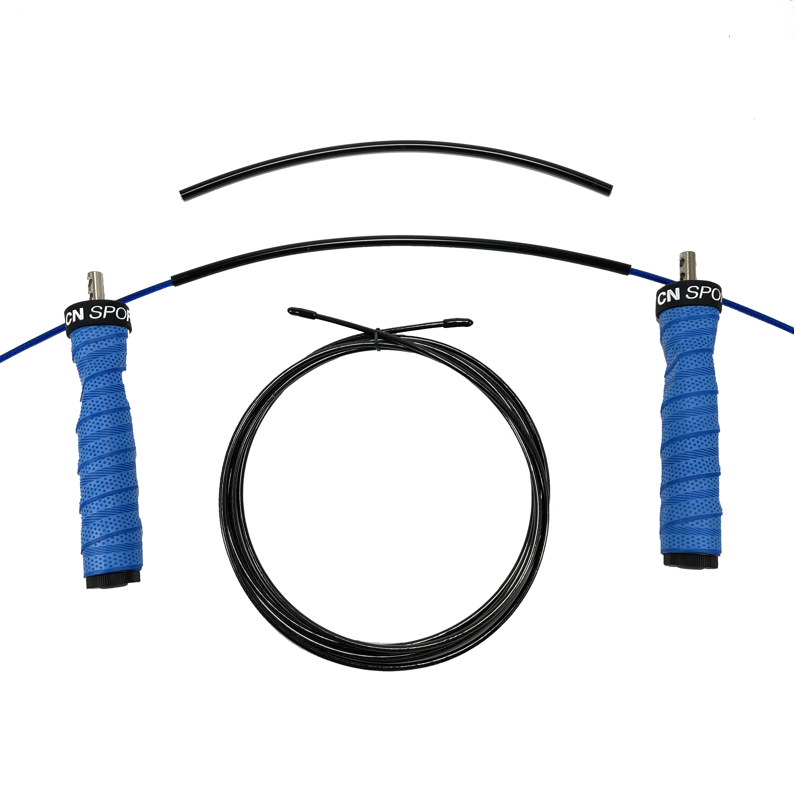 Скакалка скоростная для кроссфита CN SPORT Speed Rope PRO+ Blue (UF12463) - фото 7