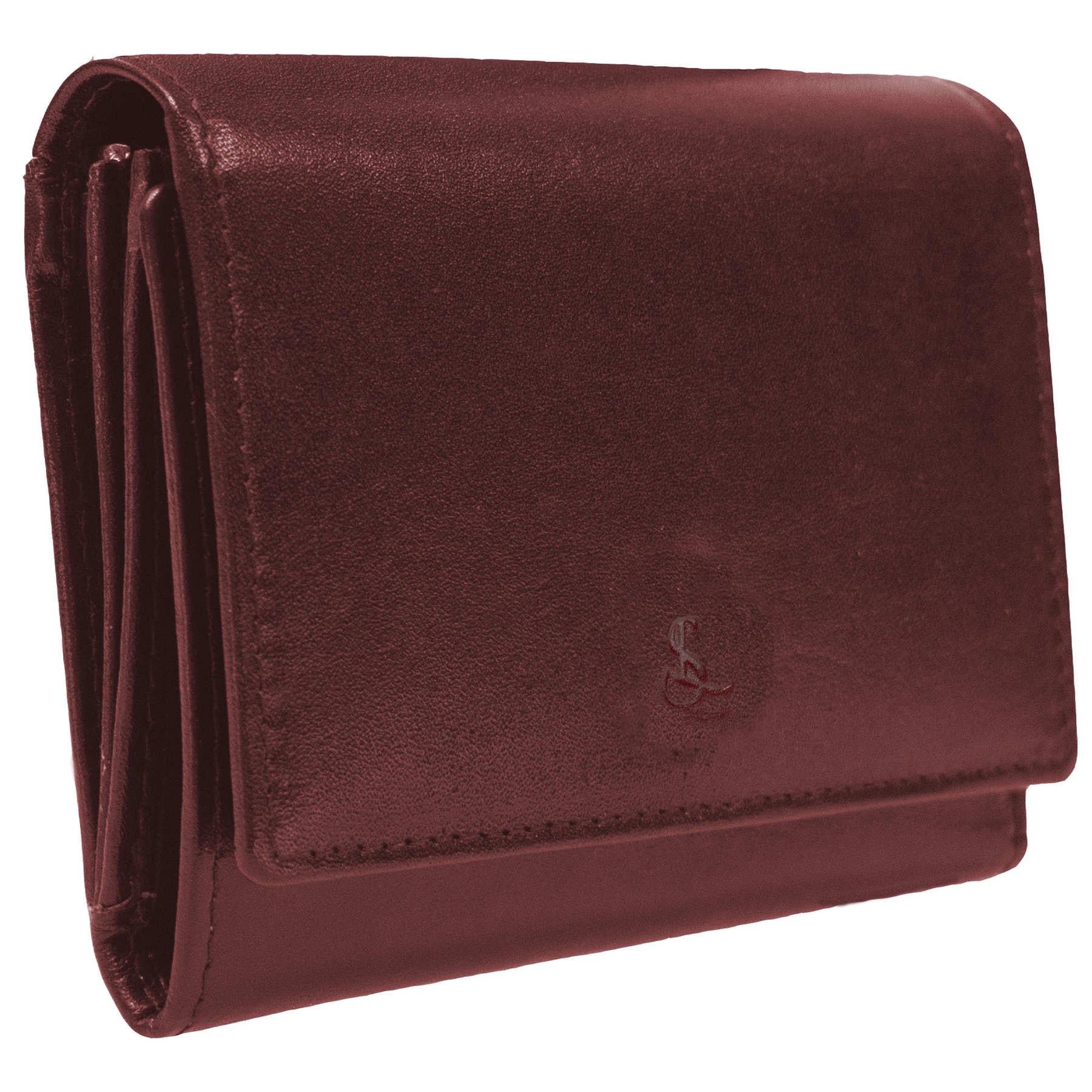 Кошелек женский кожаный SEMI LINE RFID Dark Red (P8263-2)