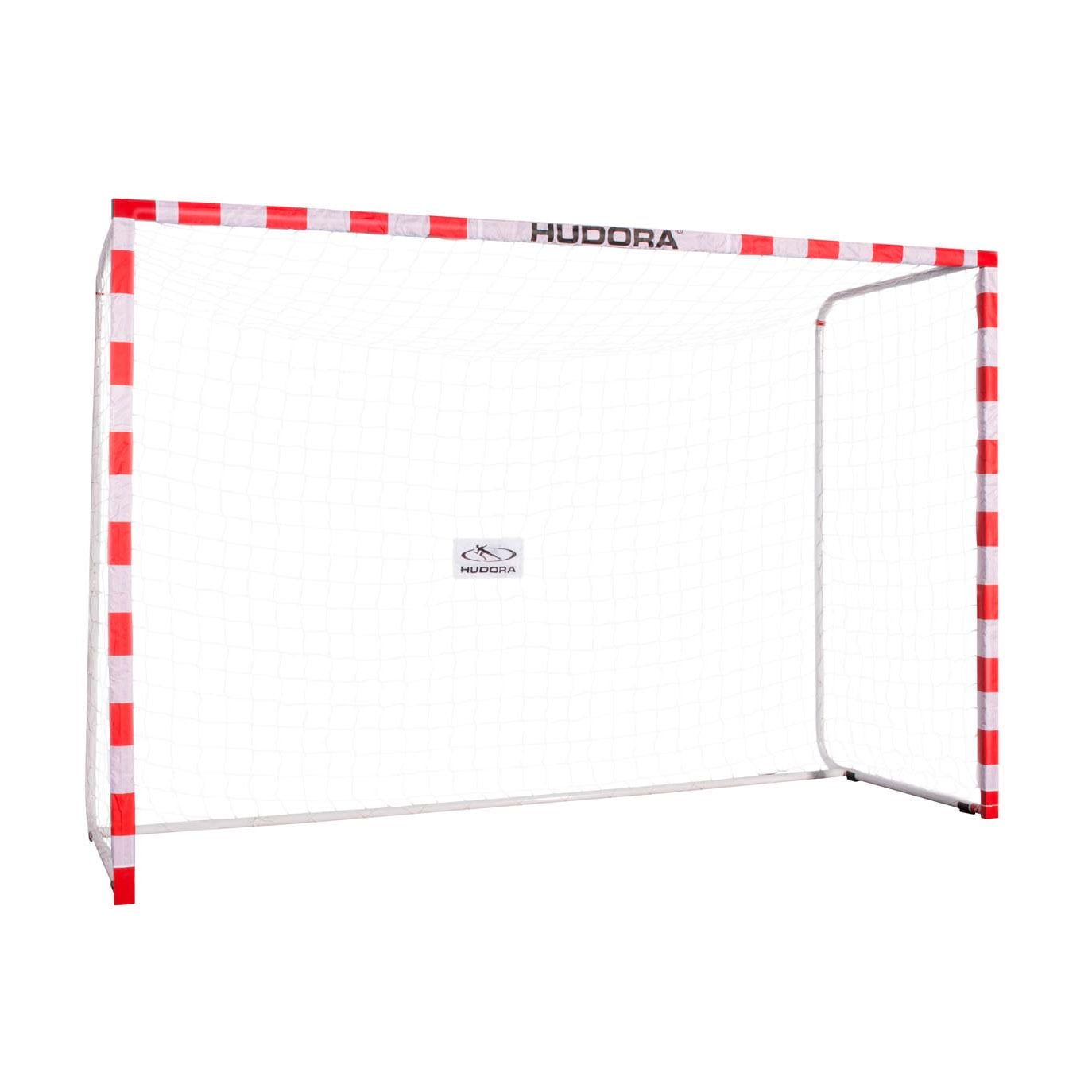 Ворота футбольные Hudora Allround 300x200 см Красно-белый (383167)