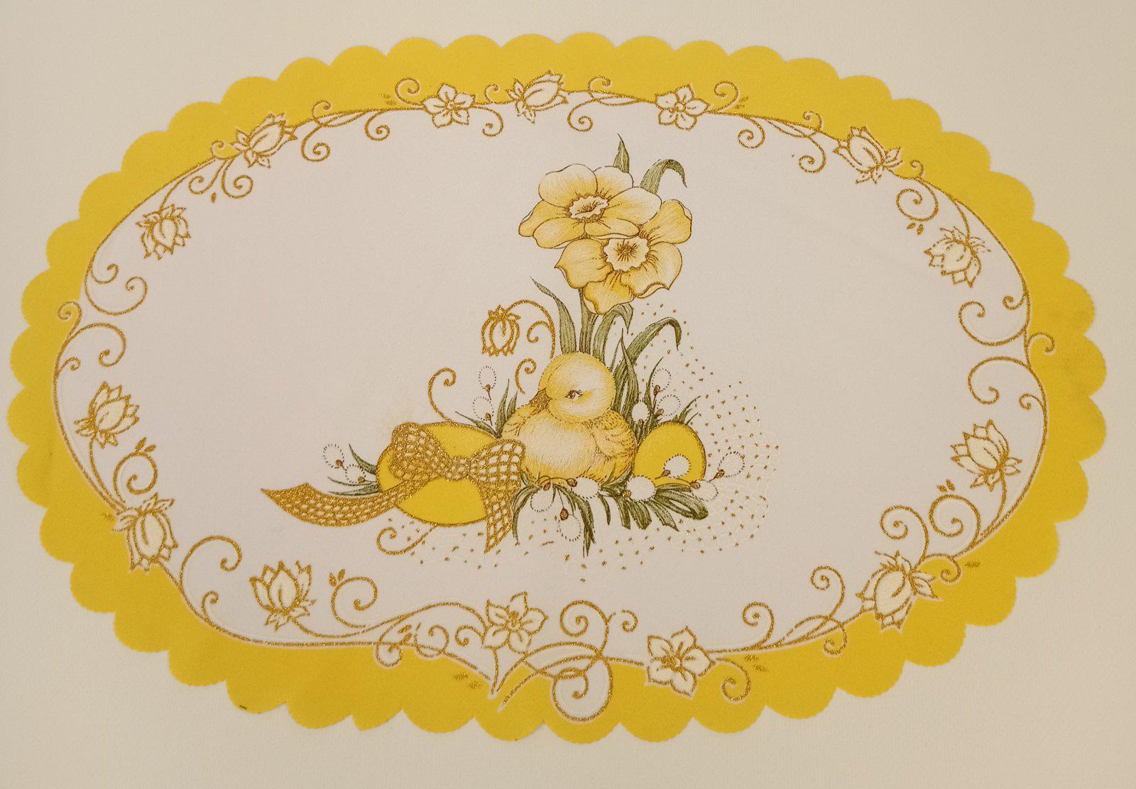 Салфетка пасхальная Golden Easter 30x45 см Yellow (CN14640)