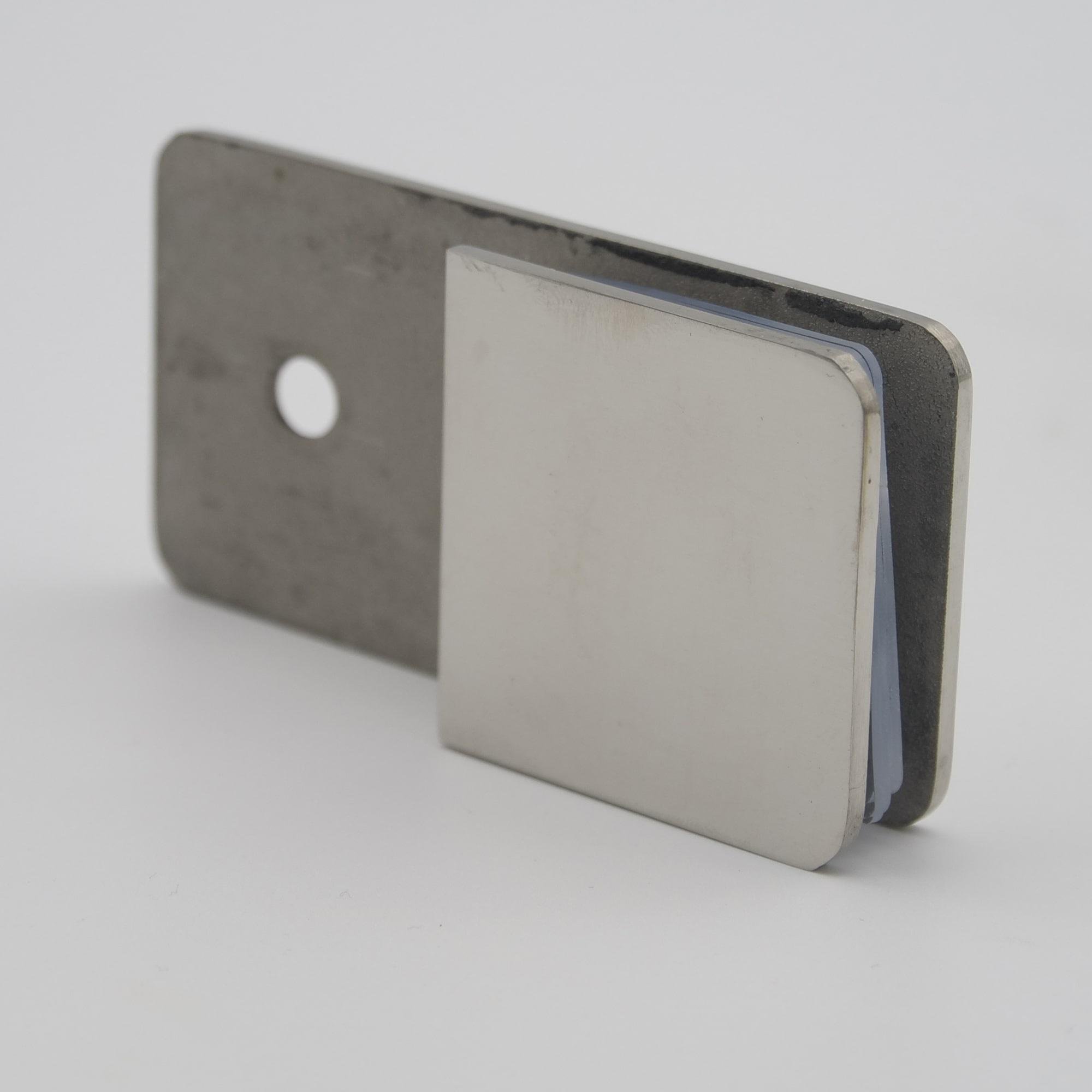 Стеклодержатель стена/стекло 180 градусов PSS нержавеющая сталь