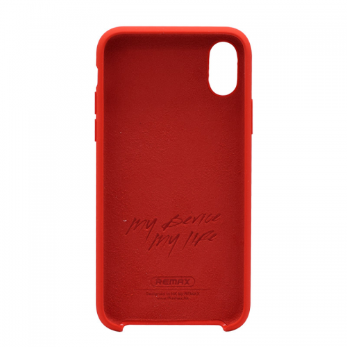 Силіконовий чохол накладка Remax Kellen Series Case for iPhone Xs Max, Red - фото 2