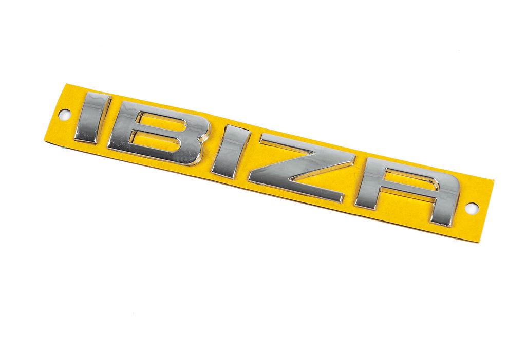 Надпись Ibiza Davs Auto для Seat Ibiza 1993-2002 гг. abs-пластик Хром