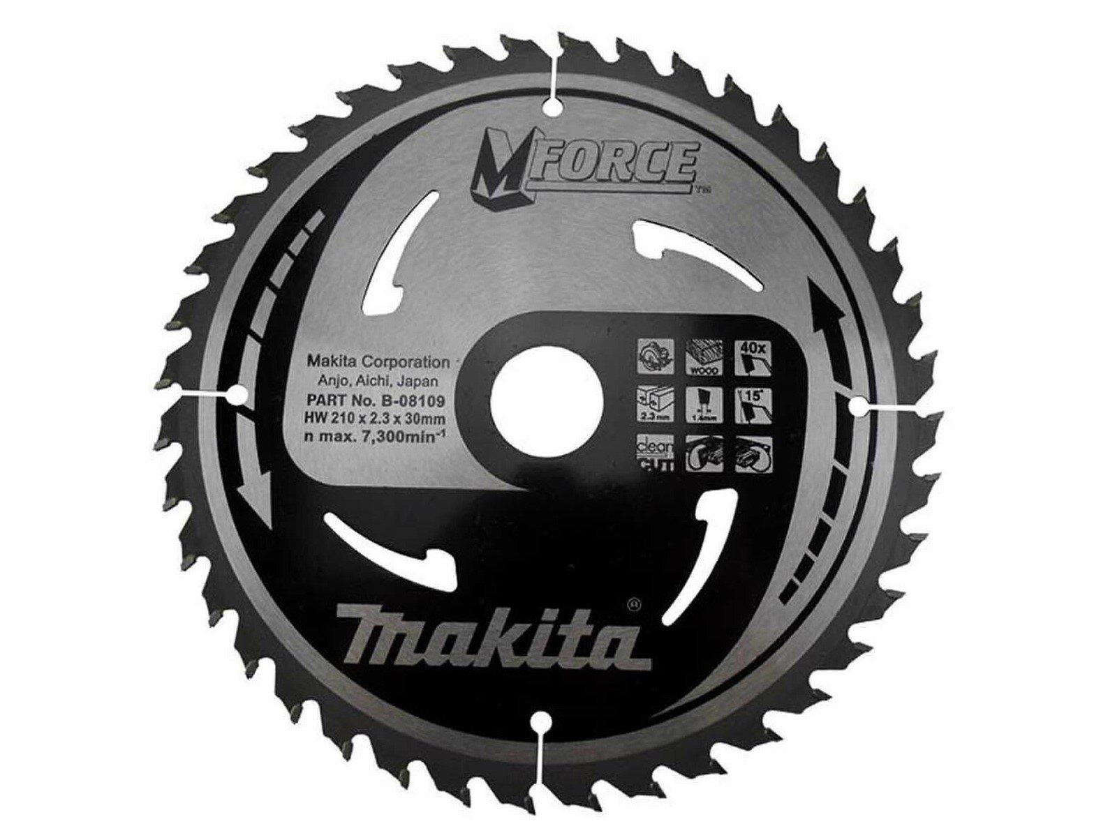 Диск пильный по дереву Makita M-Force 210х30 мм 40T