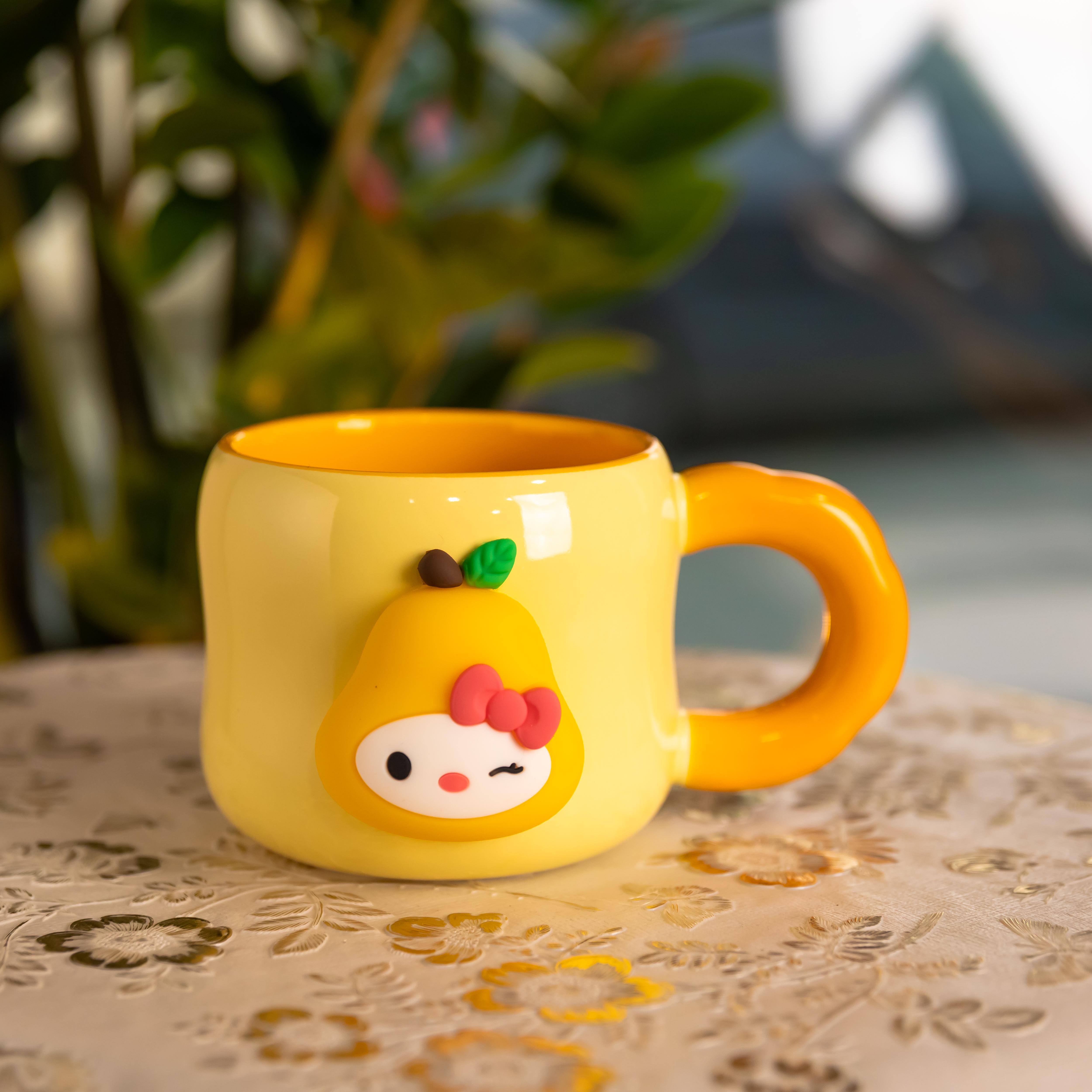 Чашка порцелянова Sanrio з магнітом 400 мл Бежевий (FM-37A)