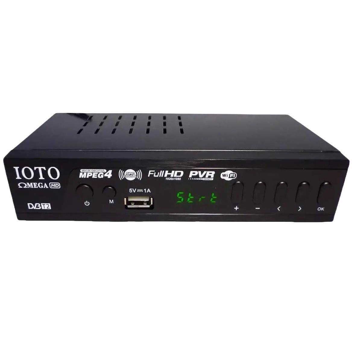 Приставка для телевизора цифровая IOTO 2558 DVB-T2 WiFi IPTV HDMI USB (3_04422) - фото 1