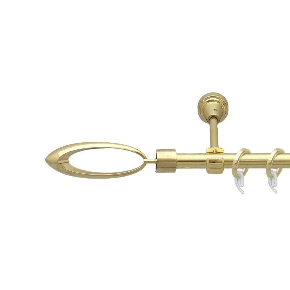 Карниз Orvit Венеція металевий однорядний відкритий гладка труба кільце фасонне металеве 16 мм 240 см Золото (7751848) Карниз Orvit Венеція металевий однорядний відкритий гладка труба кільце фасонне металеве 16 мм 240 см Золото (7751848)