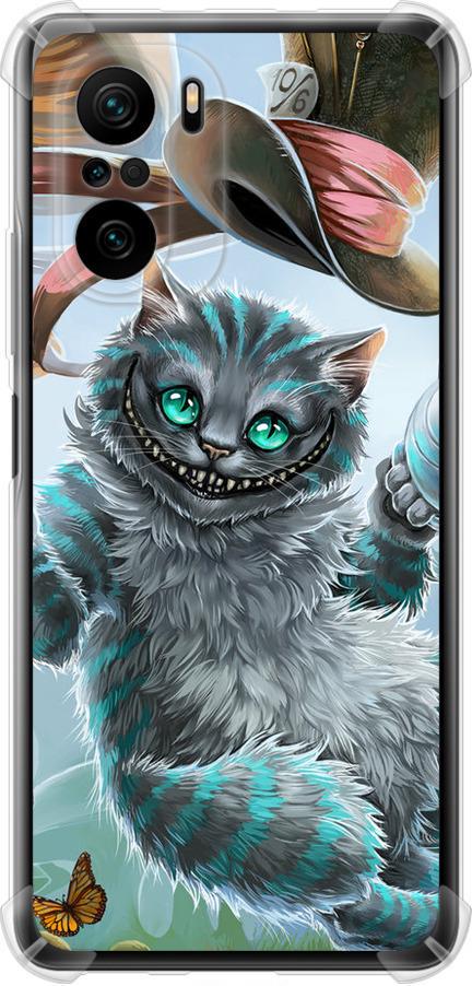 Чохол на Xiaomi Poco F3 Чеширський Кіт 2 (3993sp-2280-42517)