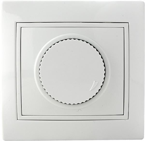 Светорегулятор поворотный АСКО-УКРЕМ РВсб-Д-Fl-W FL 600 Вт Белый