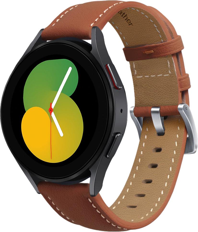 Ремешок кожаный Folsa для Galaxy Watch 5 40 мм Brown (31537-30)