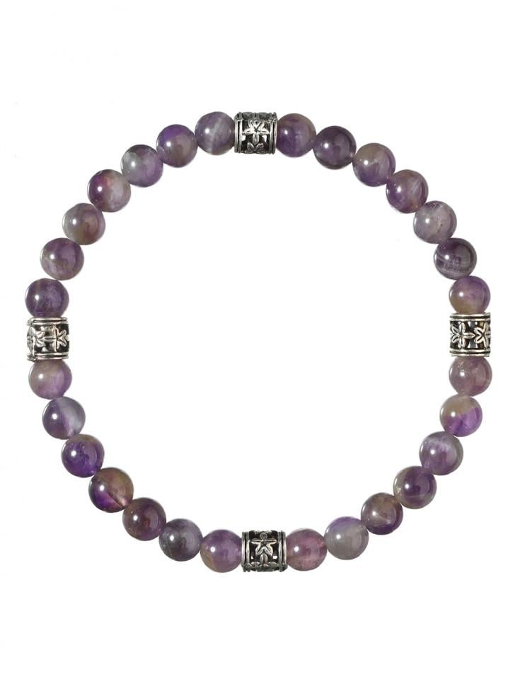 Браслет для мужчин из аметиста (4549)