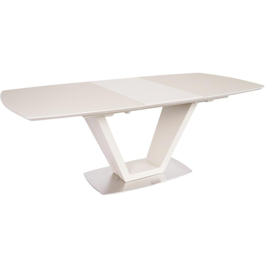 Стол обеденный Veles раскладной 8-10 мест 160 см Cappucino satin (13578)