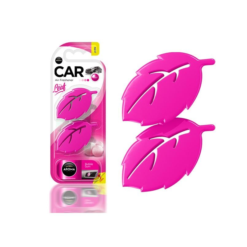 Ароматизатор Aroma Car Leaf 3D Mini Bubble Gum (83130)