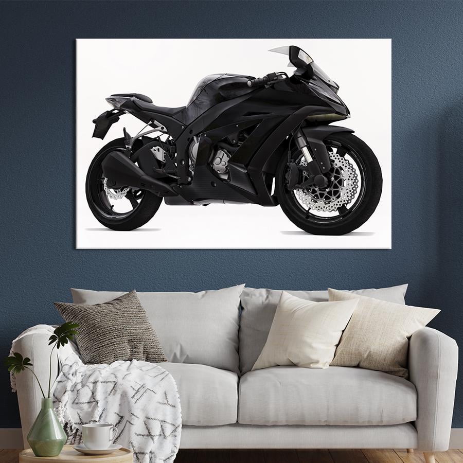Картина на холсте Kawasaki Ninja 400 122x81 см (1240-1)