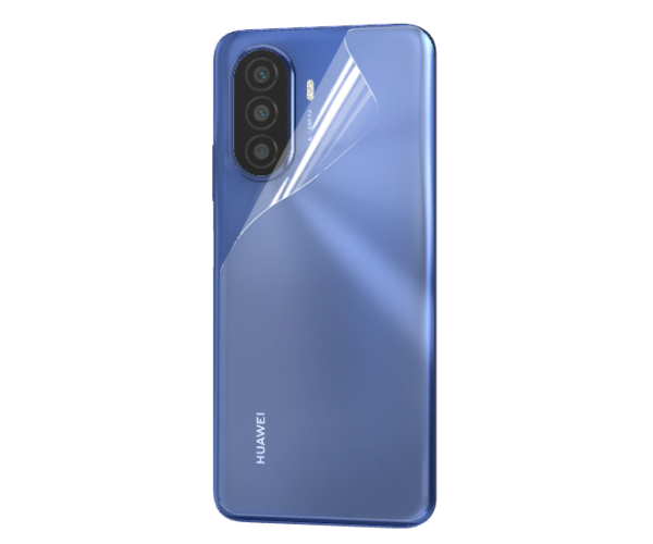 Пленка гидрогелевая противоударная Hydrogel Film для Huawei Nova Y70 Plus на заднюю панель Transparent (PL-2784)