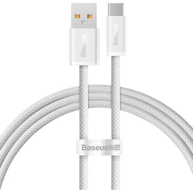 Кабель BASEUS Dynamic Series Fast Charging Cable USB to Type-C CALD000602 100W 1 м White