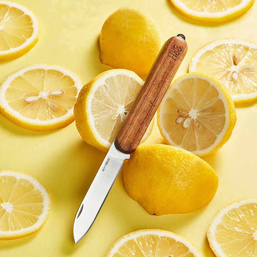 Ніж HuoHou Folding Fruit Knife HU0101 Wood (49485) - фото 5 Ніж HuoHou Folding Fruit Knife HU0101 Wood (49485) - фото 5