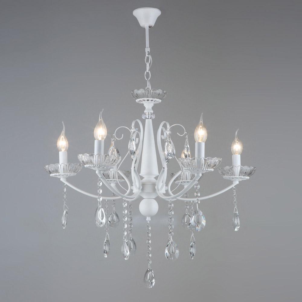 Люстра подвесная свечи Light House Белый (SRS-18421/6)