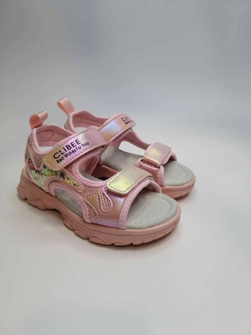 Босоножки для девочки Clibee р. 27 16,5 см Розовый (285 АВ pinc)