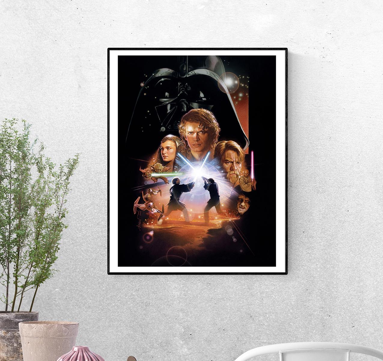 Постер Звёздные войны. Эпизод 3 - Месть Ситхов 2005 формат А-3 (Afisha1858004_Poster)