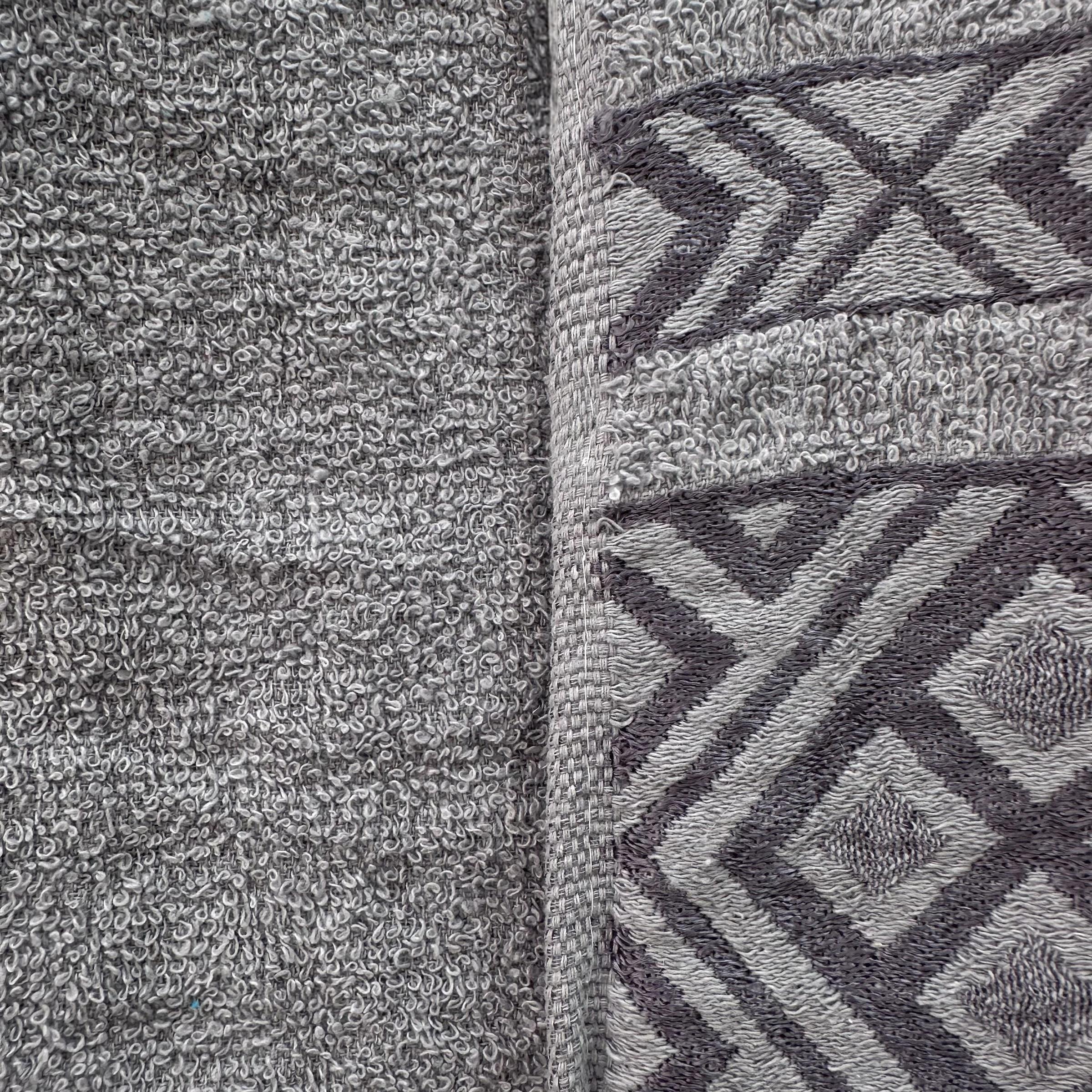 Рушник махровий Malloory Home 140x70 см Світло-сірий (6726-1) - фото 3