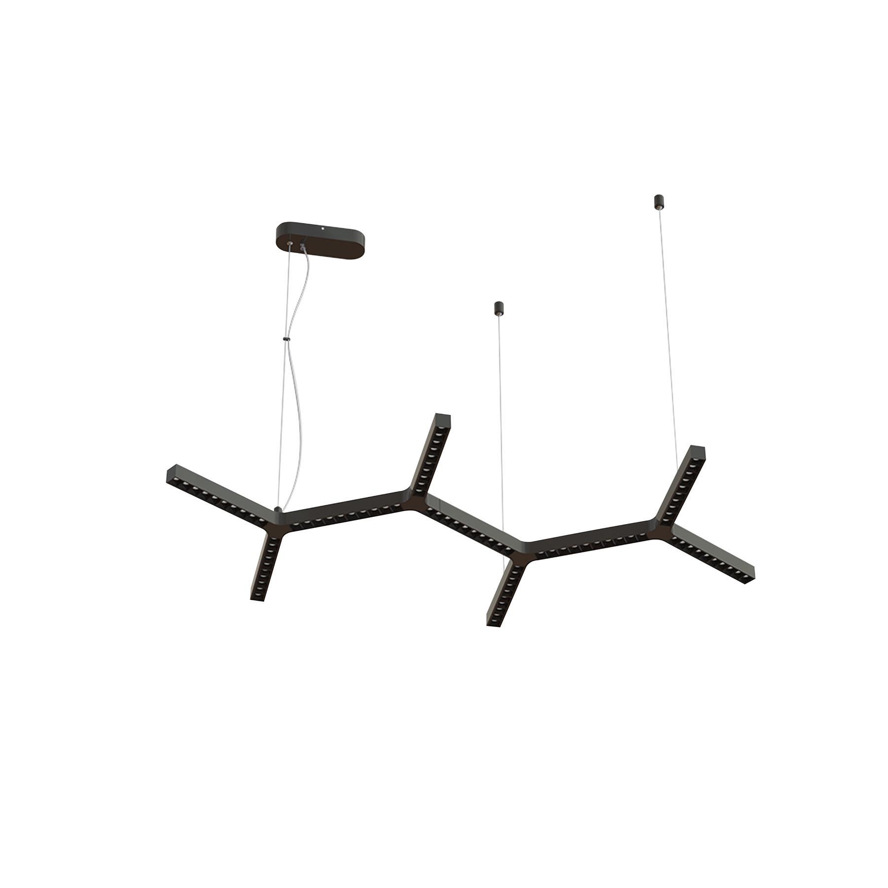 Подвесная люстра Skarlat MD 8990A-3A Black 3000K