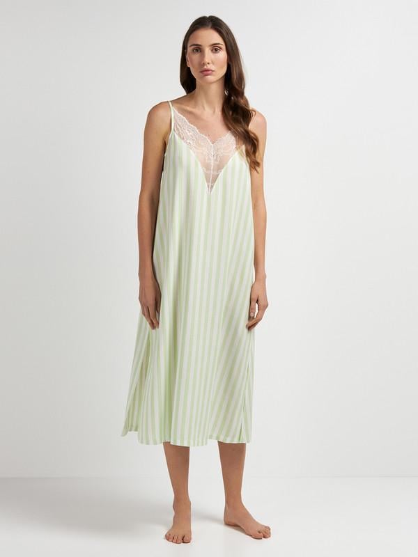 Рубашка домашняя женская Ellen S Экри (LDB 128/01/03)