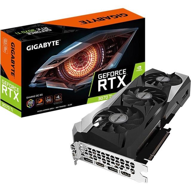 Видеокарта GIGABYTE GeForce RTX 3070 Ti GAMING OC 8G (GV-N307TGAMING OC-8GD)